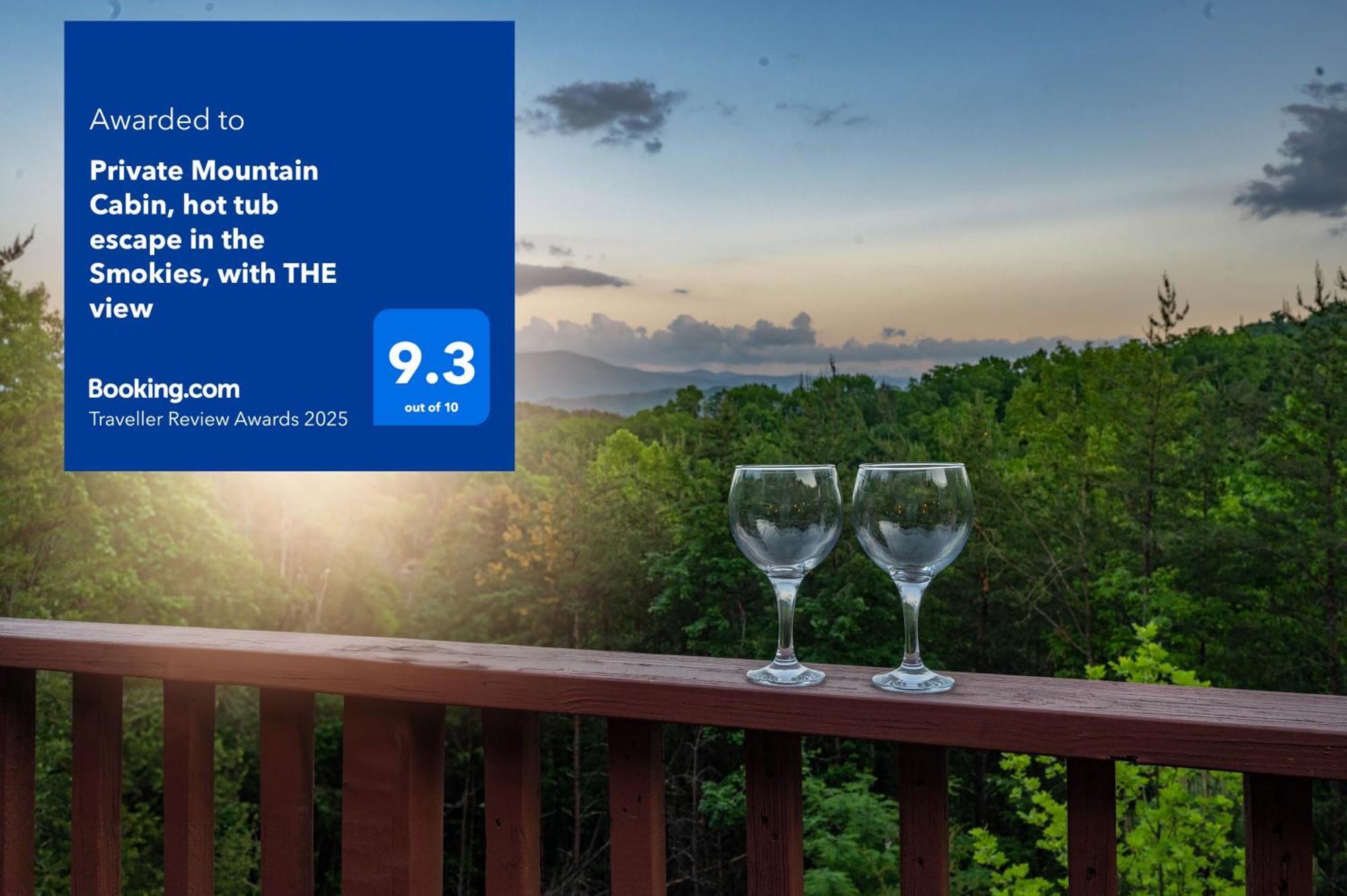 Private Mountain Cabin, Hot Tub Escape In The Smokies, With The View Sevierville Εξωτερικό φωτογραφία
